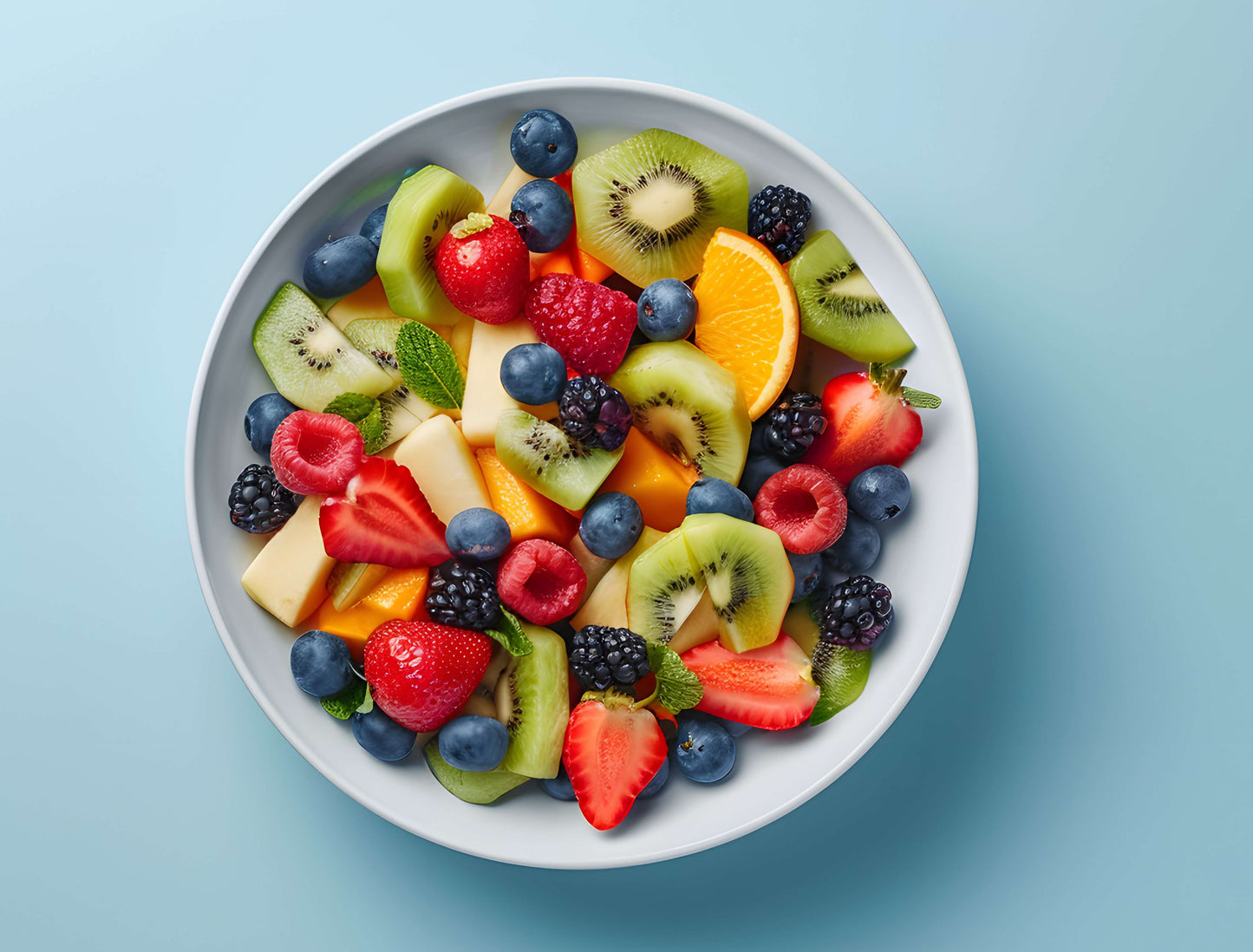 Tropischer Obstsalat mit Trockenfrüchten und Nüssen von Edel Nuss