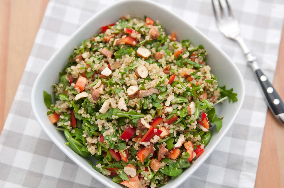 Sommerlicher Couscous-Salat mit Trockenfrüchten & Nüssen von Edel Nuss