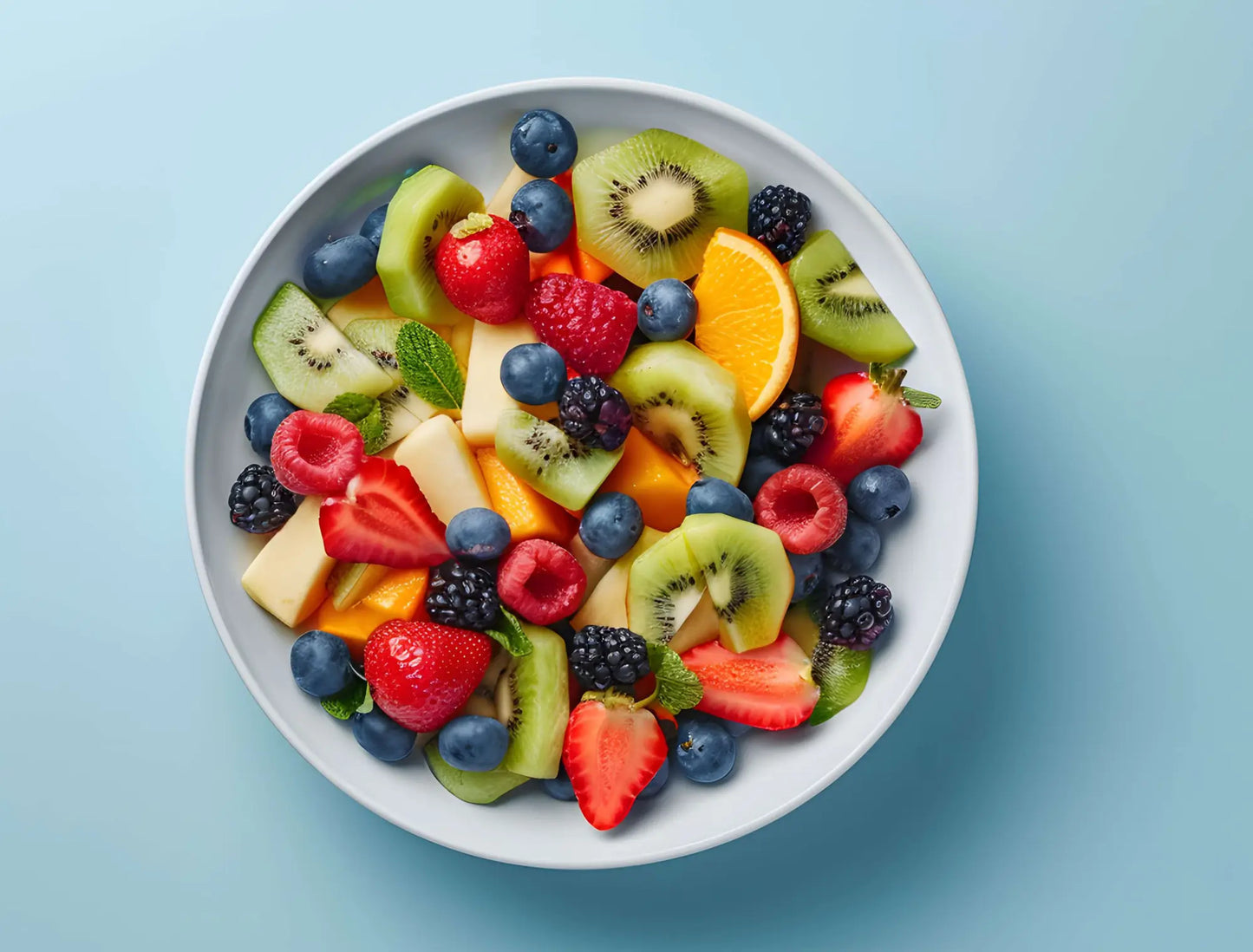 Tropischer Obstsalat mit Trockenfrüchten und Nüssen von Edel Nuss