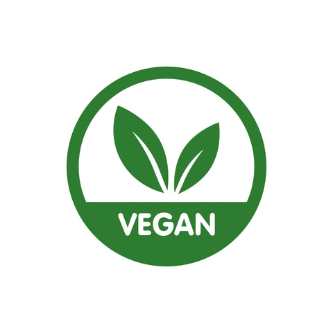 Vegan Logo Edel Nuss